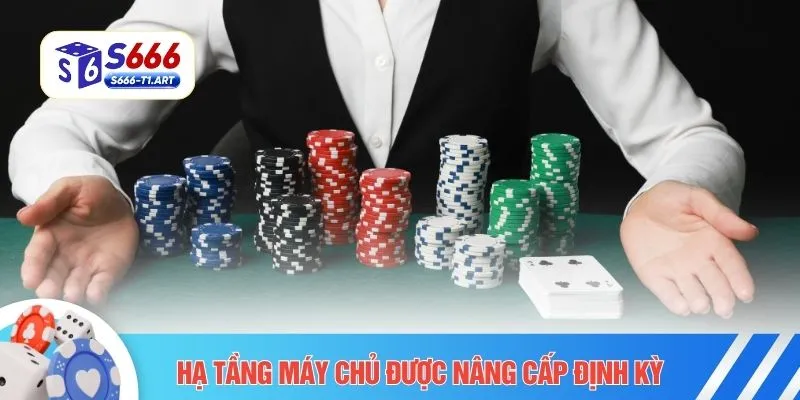 Hạ tầng máy chủ được nâng cấp định kỳ