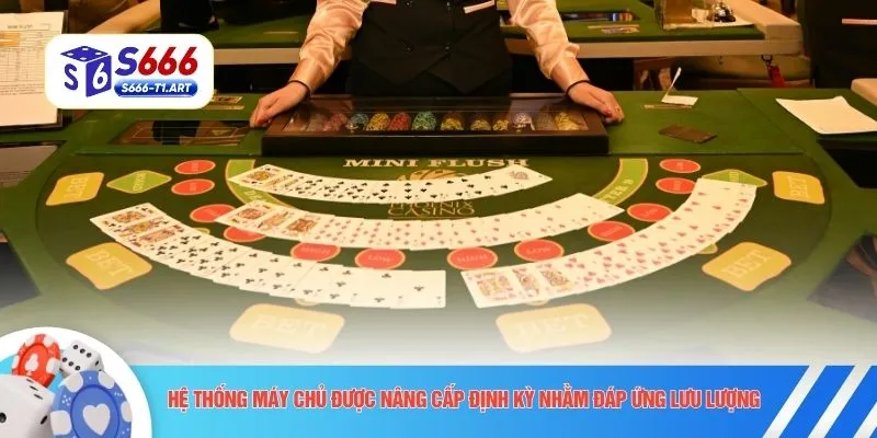 Hệ thống máy chủ được nâng cấp định kỳ nhằm đáp ứng lưu lượng