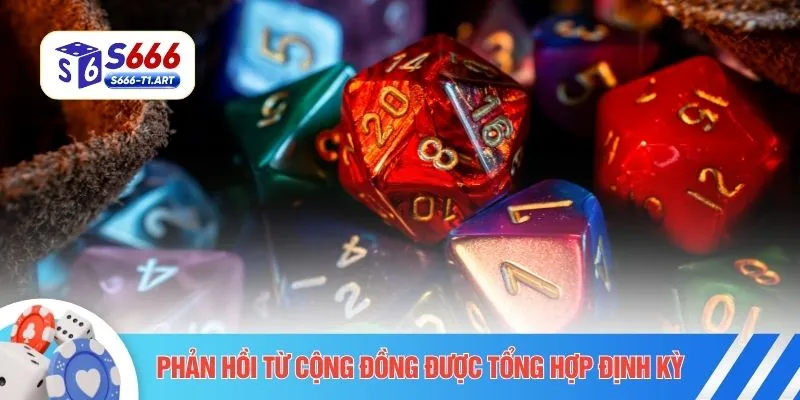 Phản hồi từ cộng đồng được tổng hợp định kỳ